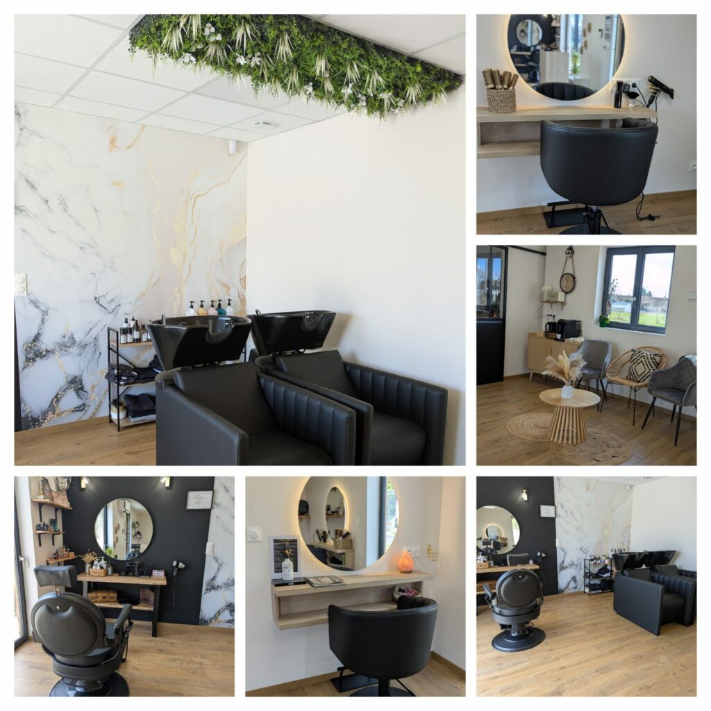 Local professionnel à domicile aménagé dans un studio de jardin