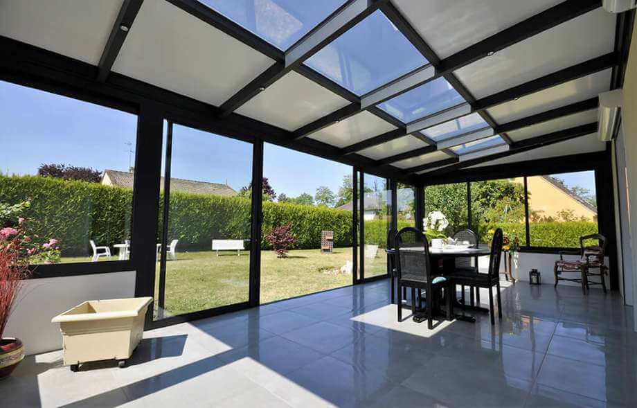 véranda pour agrandir une maison